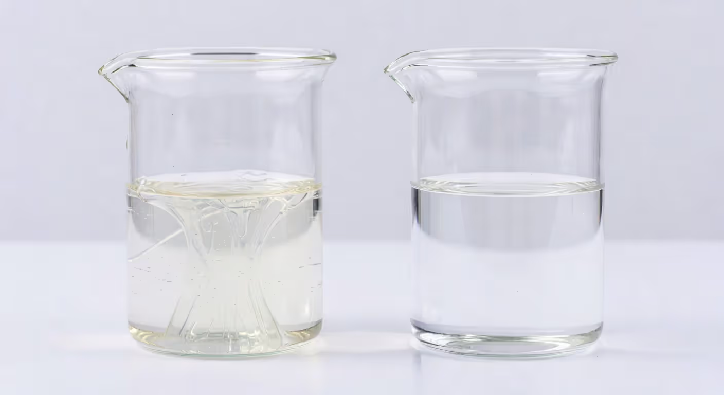 Visual comparison of hyaluronic acid and sodium hyaluronate molecular forms