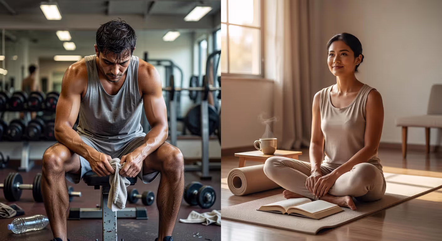 Overtraining versus proper recovery for fat loss