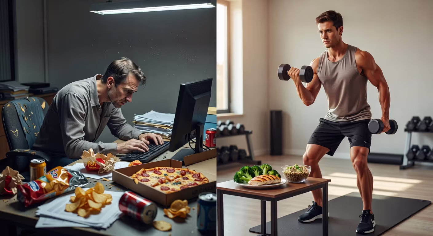 Comparison of metabolic-damaging versus metabolic-supporting lifestyle habits
