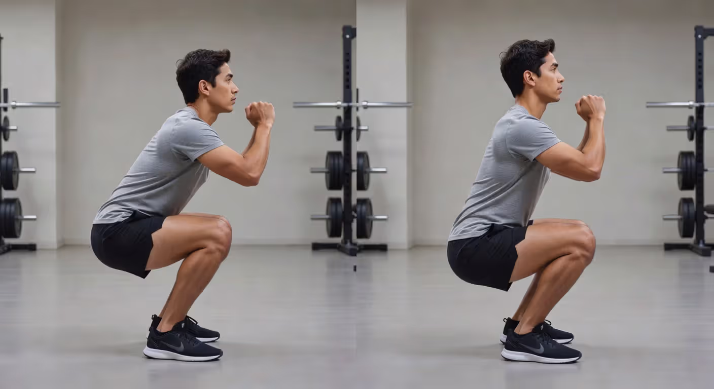 Squat depth improvement from consistent mobility training