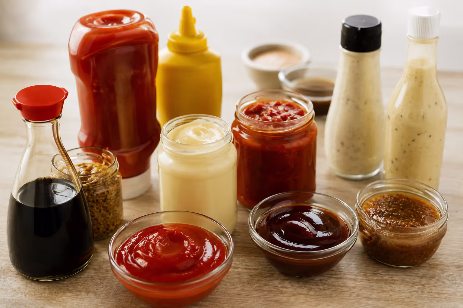 Common condiments containing hidden added sugars