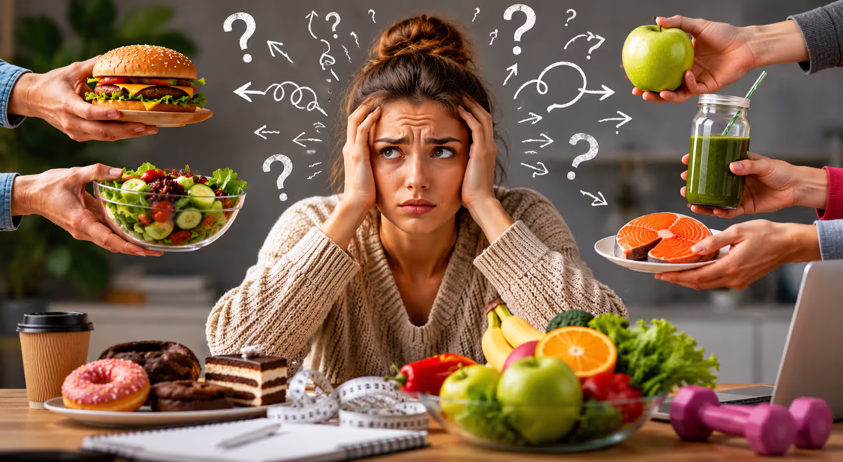 Confusion about conflicting health advice and diet trends