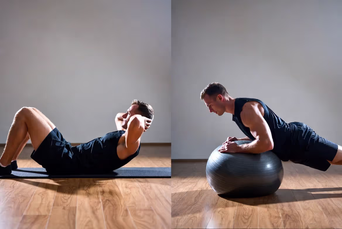 Comparison of traditional ab exercise versus functional core balance movement