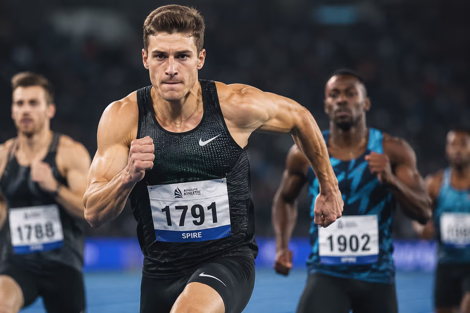 Athlete demonstrating improved performance with caffeine supplementation